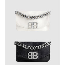 발렌시아가 BB 소프트 플랩 스몰 숄더백 748598