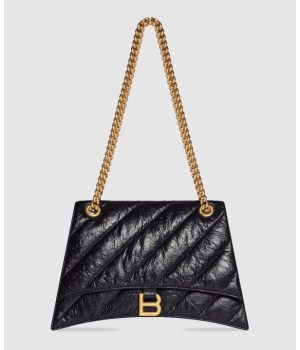 발렌시아가 크러쉬 퀄티드 미디움 체인백 716393