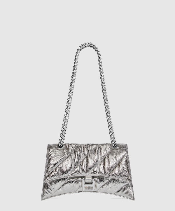 발렌시아가 크러쉬 퀄티드 스몰 체인 숄더백 716351