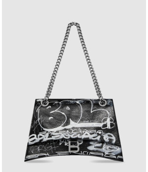 발렌시아가 그래피티 크러쉬 미디움 체인백 716393