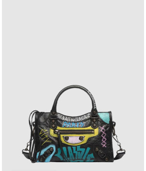 발렌시아가 그래피티 미니 시티백 300295