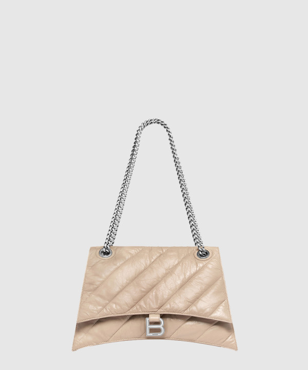 발렌시아가 크러쉬 퀄티드 스몰 체인 숄더백 716351