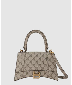 발렌시아가 X 구찌 아워글래스 탑 핸들백  681697