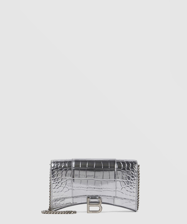 발렌시아가 아워글래스 체인 미니 숄더백 656050