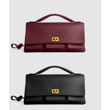 발렌시아가 벨 에어 스몰 클러치 온 스트랩 834943