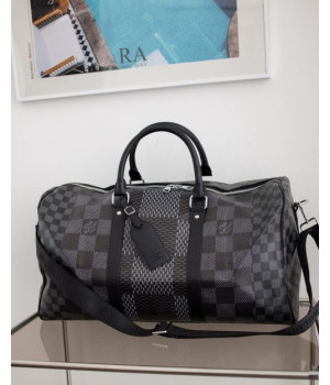 (국내배송) 루이비통 키폴 반둘리에 55 다미에 그라파이트 캔버스