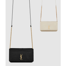 생로랑 크로커 폰 홀더 숄더백 635095