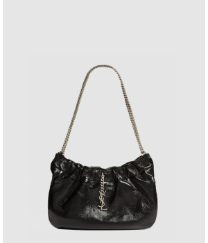 생로랑 크링클 나파 레더 미디움 체인 호보백 681632