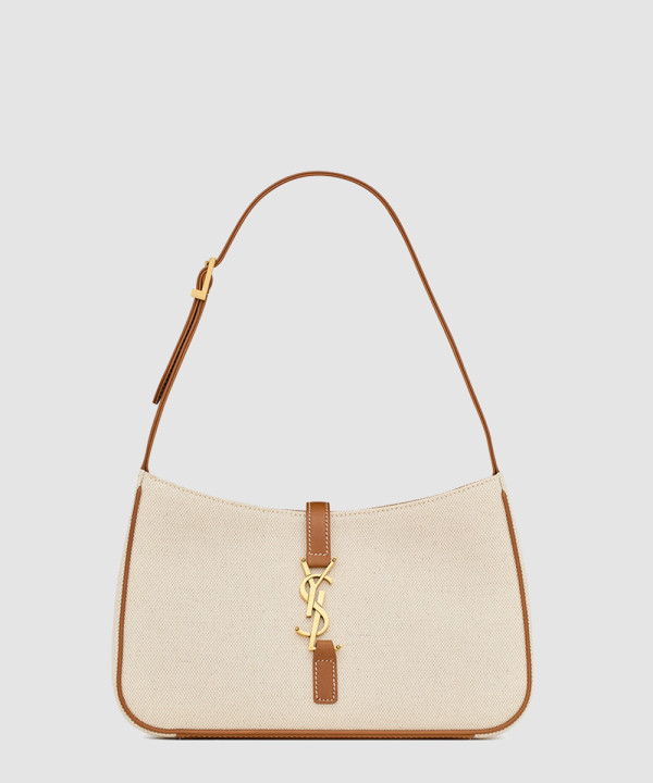 생로랑 LE 5 A 7 캔버스 호보백 657228