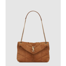 생로랑 루루 푸퍼 스웨이드 스몰백 577476