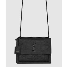 생로랑 모노그램 선셋 크로커 미디움 442906