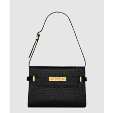 생로랑 맨하탄 스몰 크로커 숄더백 675626