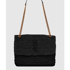 생로랑 라피아 니키 미디움 숄더백 633187