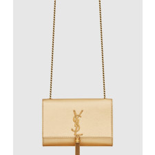 생로랑 메탈릭 태슬 케이트 스몰 숄더백 474366