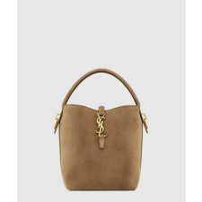 생로랑 스웨이드 LE37 스몰 버킷백 749036