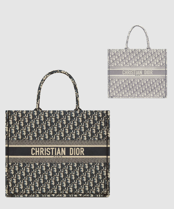 디올 북 토트백 라지 오블리크 M1286