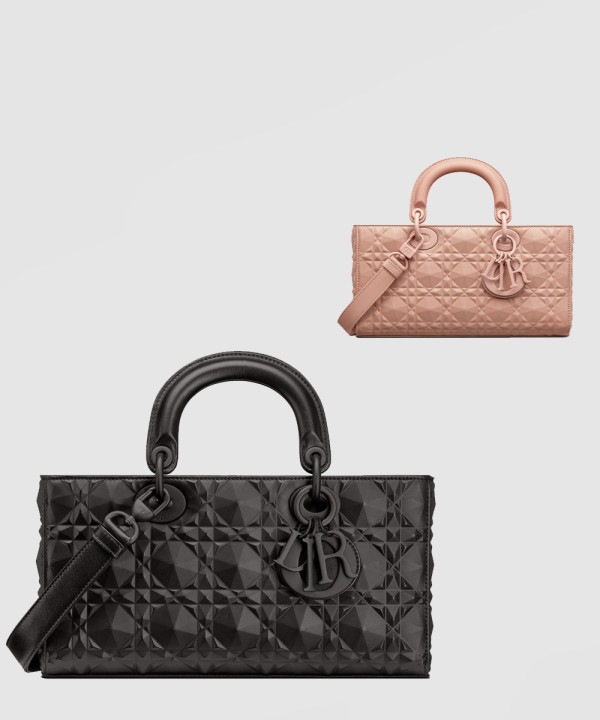 디올 레이디 디조이백 다이아몬드 까나쥬 미디움 M0540