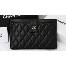 (국내배송) 샤넬 클래식 램스킨 카드홀더 파우치 장지갑