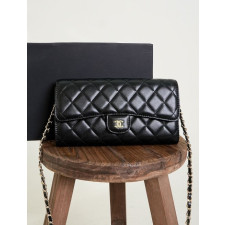 (국내배송) 샤넬 램스킨 클래식 체인 플랩 장지갑