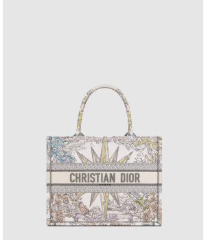 디올 미디움 디올 북 토트백 리브 디 인피니 M1296