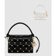 디올 레이디 탑 핸들 백 드로우스트링 S0981