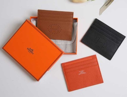 (국내배송) 에르메스 H 펀칭 로고 카드 지갑