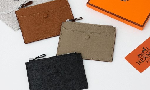 (국내배송) 에르메스 수입 토고 5cc 포켓 지퍼 카드 지갑