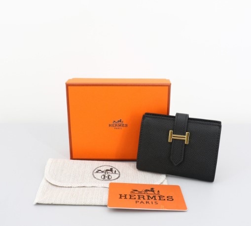(국내배송) 에르메스 베안 미니 카드 지갑 블랙
