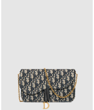 디올 새들 체인 파우치 S5907