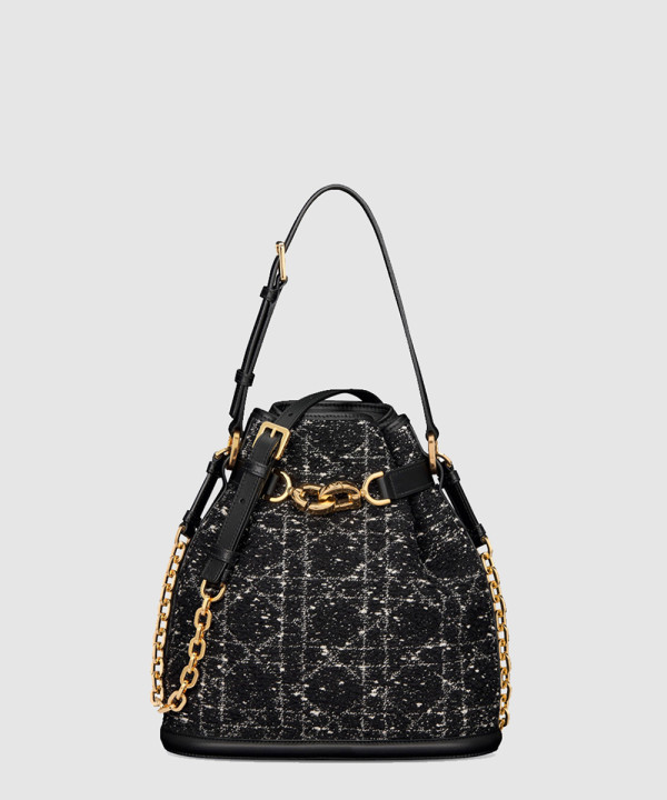 디올 트위드 쎄 디올 버킷 백 미디움 M2271