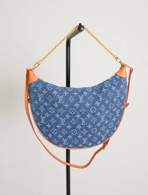 (국내배송) 루이비통 루프 호보 모노그램 데님 백