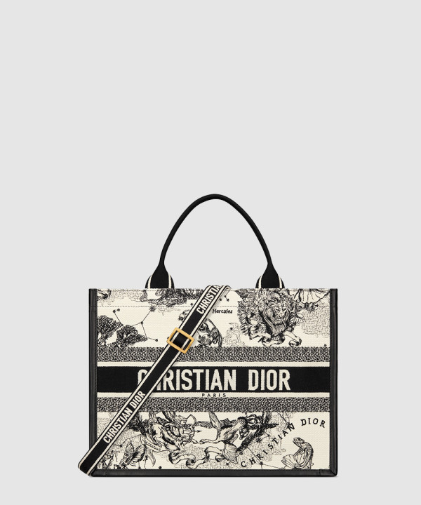 디올 북 토트백 미디엄 트왈 드 주이 조디악 M1324