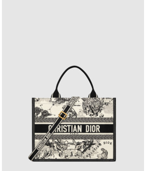 디올 북 토트백 미디엄 트왈 드 주이 조디악 M1324