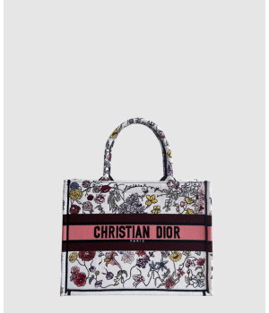 디올 미디움 북 토트백 플로릴레지오 M1296