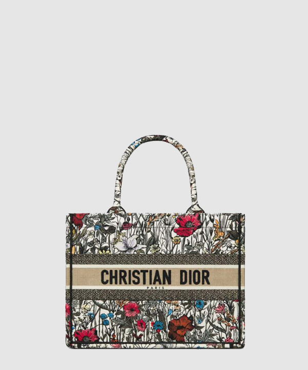 디올 미디움 북 토트백 멀티컬러 M1296