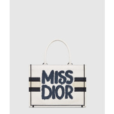 디올 미디움 북 토트백 미스디올 M1296