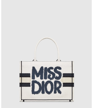 디올 미디움 북 토트백 미스디올 M1296
