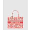 디올 미디움 북 토트백 코랄 리비에라 M1296