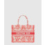 디올 미디움 북 토트백 코랄 리비에라 M1296