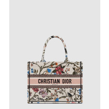 디올 미디움 북 토트백 M1296