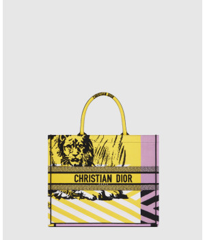 디올 미디움 북 토트백 M1296
