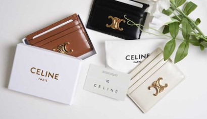 (국내배송) 셀린느 트리옹프 캔버스 카드지갑