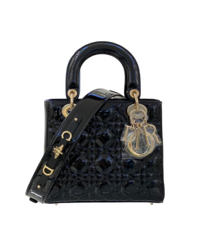 디올 레이디 디올 ABC 스몰 백 (블랙/까나쥬/페이던트)