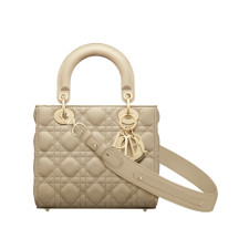 디올 레이디 디올 ABC 스몰 백 (샌드/까나쥬/램스킨)