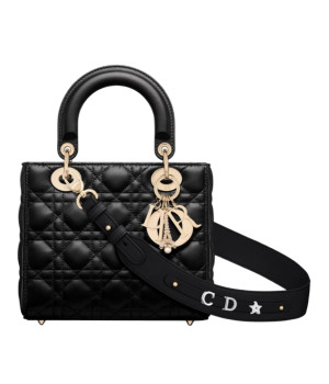 디올 레이디 디올 ABC 스몰 백 (블랙/까나쥬/램스킨)