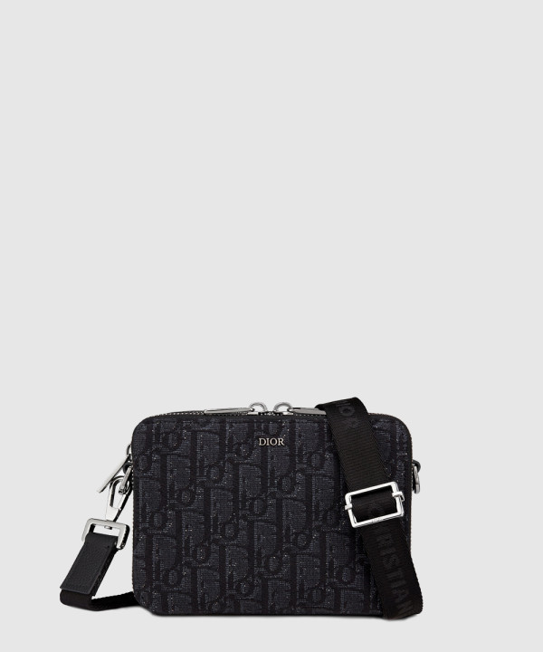 디올 오블리크 숄더 스트랩 파우치 2OBBC