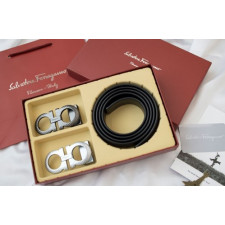 (국내배송) 페레가모 어저스터블 투버클 벨트