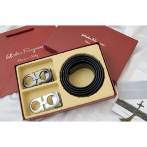 (국내배송) 페레가모 어저스터블 투버클 벨트