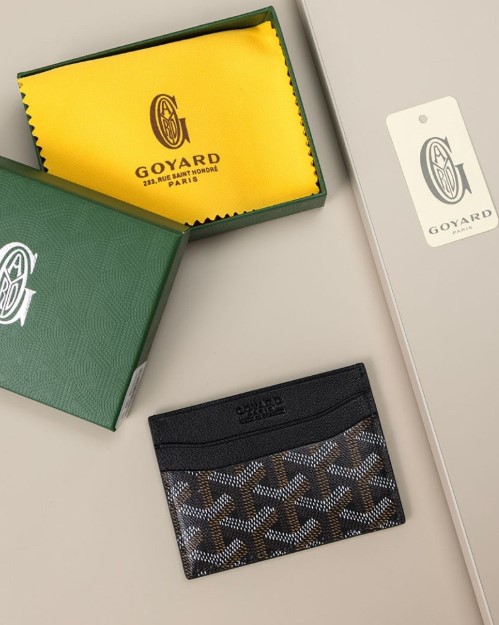 (국내배송) 고야드 saint sulpice card holder black