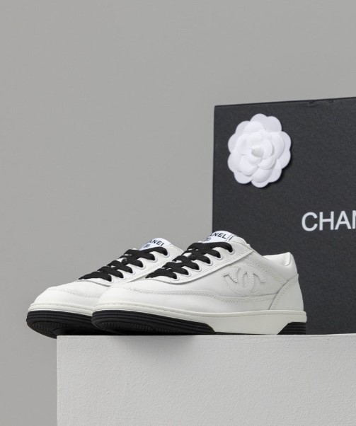 (국내배송) 샤넬 CC로고 테니스 스니커즈